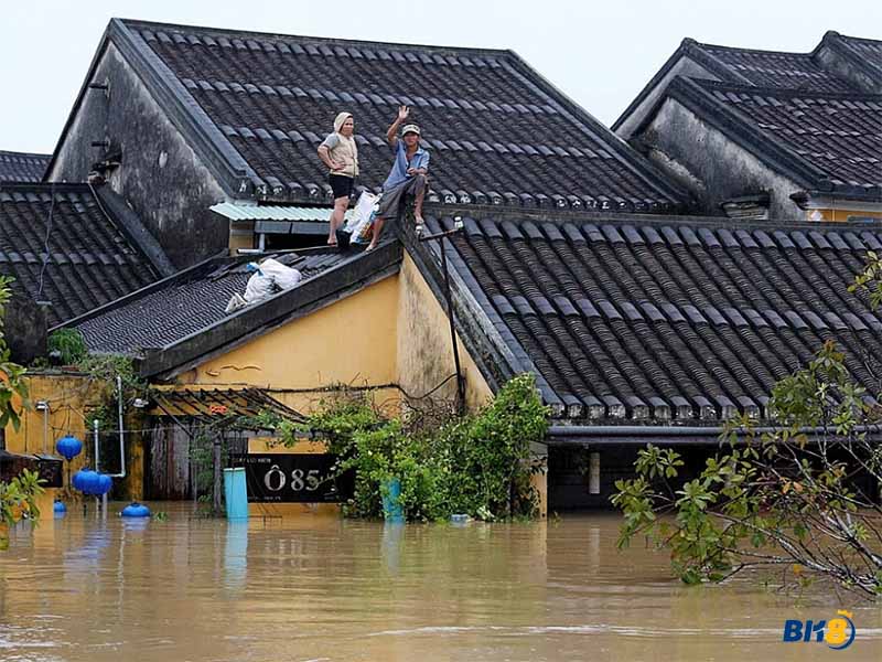 Thiệt hại của lũ lụt ở miền trung